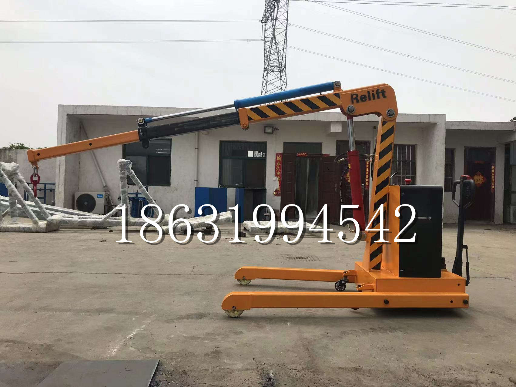 顺平县久征定做3吨三轮随车吊 农用园林绿化移树吊 平板工程用小吊机